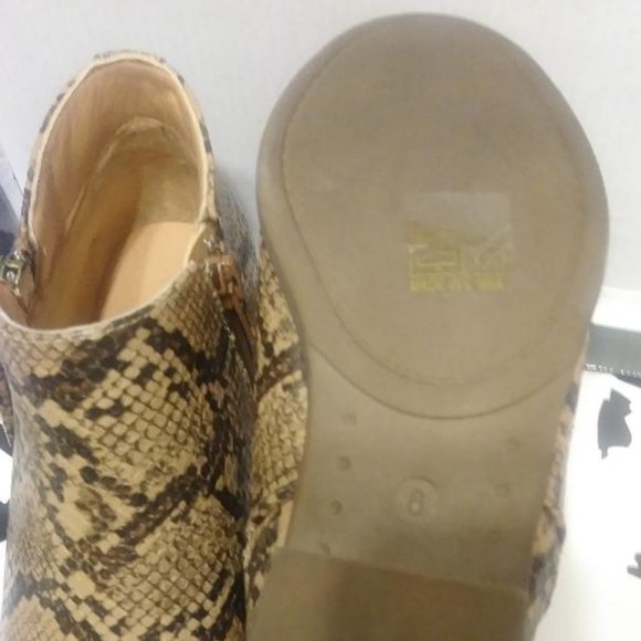 MATA Recall-4 Brown Snake print bootie size 8 - Picture 4 of 4